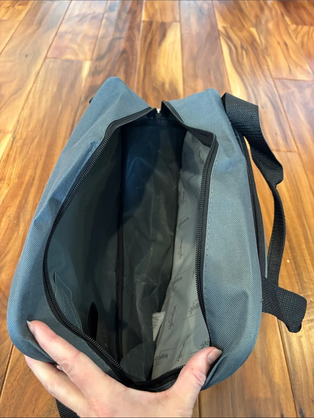 Wrangler Small Travel Duffel in grey, NWOT